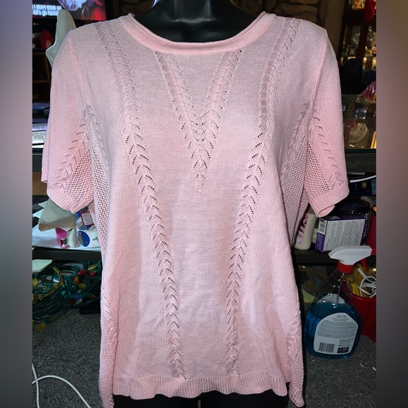 Alia Short Sleeve Sweater - Picture 1 of 8